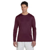 Champion Men's Double Dry Maroon L/S Performance T-Shirt