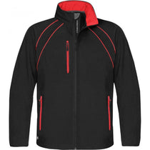 Stormtech Men's Black/Red Crew Softshell