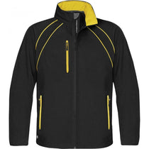 Stormtech Men's Black/Sundance Crew Softshell