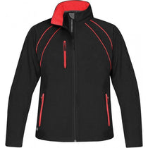 Stormtech Women's Black/Red Crew Softshell