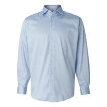 Calvin Klein Men's Stream Blue Stretch Solid Dress Shirt
