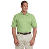 Devon & Jones Men's Lime Pima Pique Short-Sleeve Polo