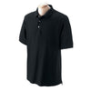 Devon & Jones Men's Black Tall Pima Pique Short-Sleeve Polo