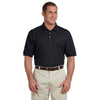 Devon & Jones Men's Black Tall Pima Pique Short-Sleeve Polo