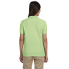 Devon & Jones Women's Lime Pima Pique Short-Sleeve Y-Collar Polo