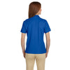 Devon & Jones Women's French Blue Pima Pique Short-Sleeve Polo