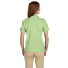 Devon & Jones Women's Lime Pima Pique Short-Sleeve Polo