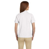 Devon & Jones Women's White Pima Pique Short-Sleeve Polo