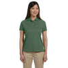Devon & Jones Women's Dill Solid Perfect Pima Interlock Polo