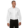 Devon & Jones Men's White Crown Collection Solid Broadcloth