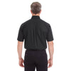 Devon & Jones Men's Black Crown Collection Solid Broadcloth Short-Sleeve Shirt
