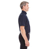 Devon & Jones Men's Navy Crown Collection Solid Broadcloth Short-Sleeve Shirt
