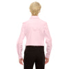 Devon & Jones Women's Pink Crown Collection Solid Oxford