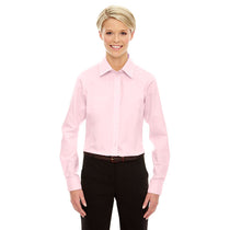 Devon & Jones Women's Pink Crown Collection Solid Oxford