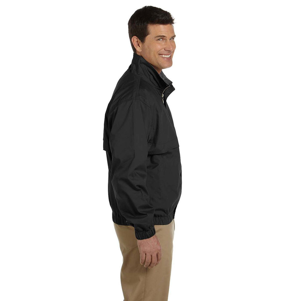 Devon & Jones Men's Black/Black Clubhouse Jacket