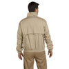 Devon & Jones Men's Khaki/Navy Clubhouse Jacket