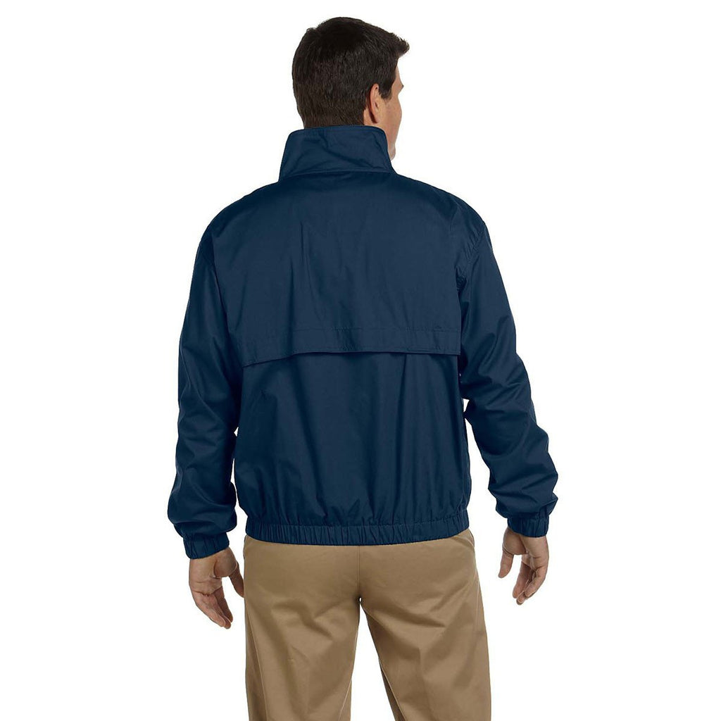 Devon & Jones Men's Navy/Khaki Clubhouse Jacket