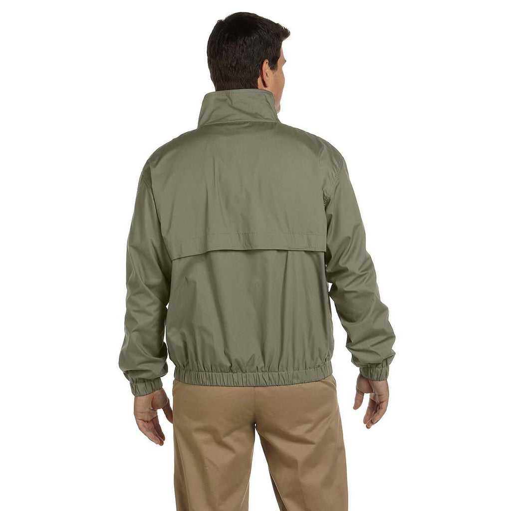 Devon & Jones Men's Olive/Khaki Clubhouse Jacket