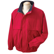 Devon & Jones Men's Red/Navy Clubhouse Jacket