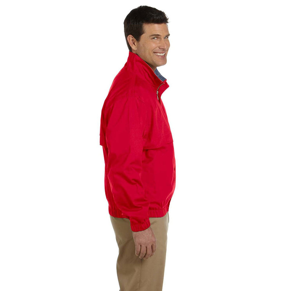 Devon & Jones Men's Red/Navy Clubhouse Jacket