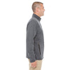 Devon & Jones Men's Dark Grey Heather Fairfield Herringbone Full-Zip Jacket