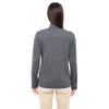 Devon & Jones Women's Dark Grey Heather Fairfield Herringbone Full-Zip Jacket