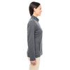 Devon & Jones Women's Dark Grey Heather Fairfield Herringbone Full-Zip Jacket
