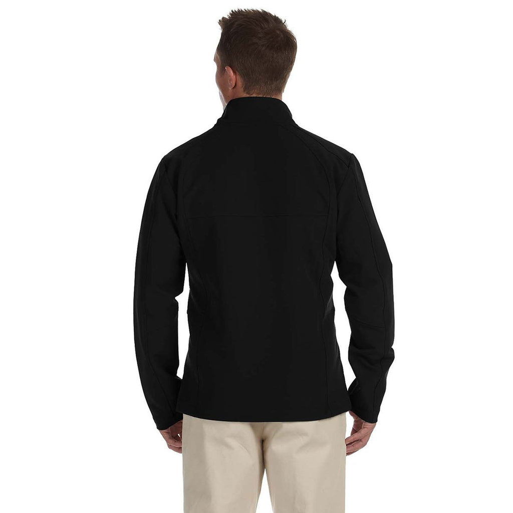 Devon & Jones Men's Black Doubleweave Tech-Shell Duplex Jacket