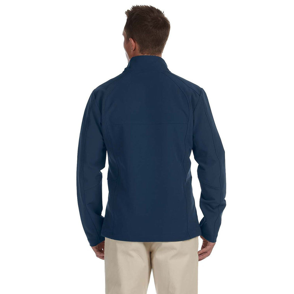 Devon & Jones Men's New Navy Doubleweave Tech-Shell Duplex Jacket