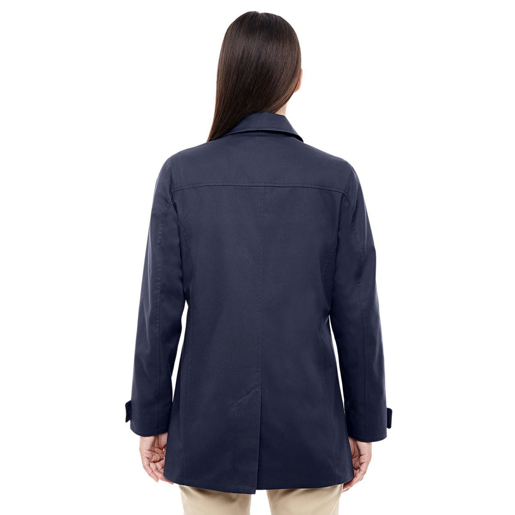 Devon & Jones Women's Navy Sullivan Harbor Trench