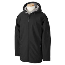 Devon & Jones Men's Black Soft Shell Hooded Jacket