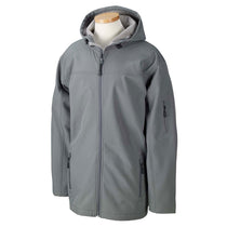 Devon & Jones Men's Charcoal Soft Shell Hooded Jacket