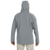 Devon & Jones Men's Charcoal Soft Shell Hooded Jacket
