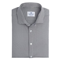 Mizzen+Main Men's Black Gingham Davenport Dress Shirt