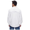 Dri Duck Men's White Long-Sleeve Catch Fishing Shirt
