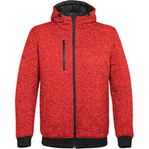 Stormtech Men's Red Heather/Black Donegal Reversible Hoody