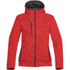 Stormtech Women's Red Heather/Black Donegal Reversible Hoody