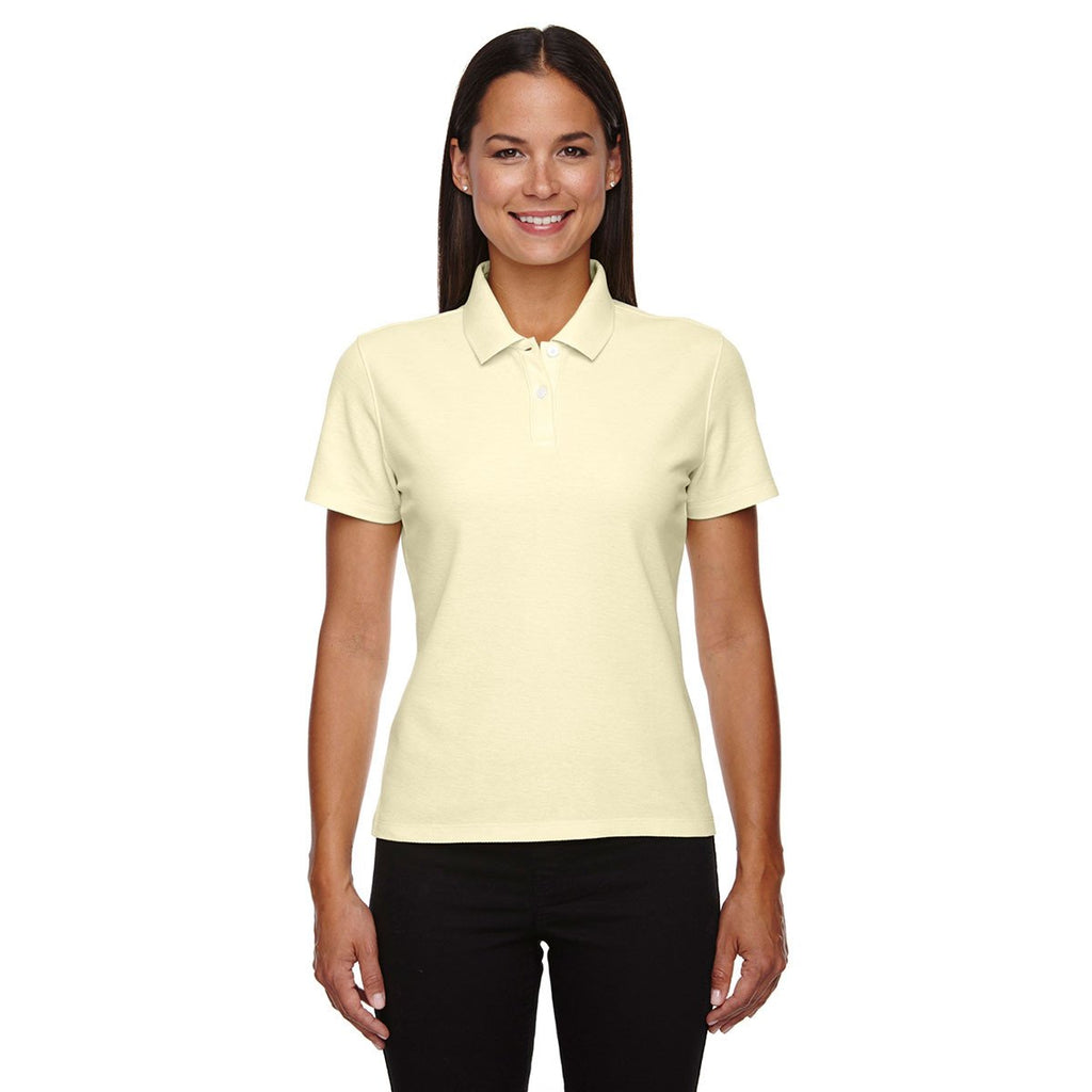 Devon & Jones Women's Transparent Yellow Drytec 20 Performance Polo
