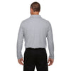 Devon & Jones Men's Grey Heather Drytec 20 Performance Long-Sleeve Polo