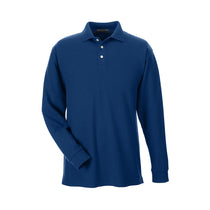Devon & Jones Men's True Royal Drytec 20 Performance Long-Sleeve Polo