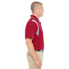Devon & Jones Men's Red/Grey Heather Drytec 20 Performance Colorblock Polo