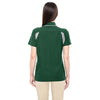 Devon & Jones Women's Forest/Grey Heather Drytec 20 Performance Colorblock Polo