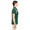 Devon & Jones Women's Forest/Grey Heather Drytec 20 Performance Colorblock Polo
