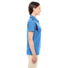 Devon & Jones Women's French Blue/Navy Drytec 20 Performance Colorblock Polo