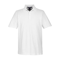 Devon & Jones Men's White CrownLux Performance Polo