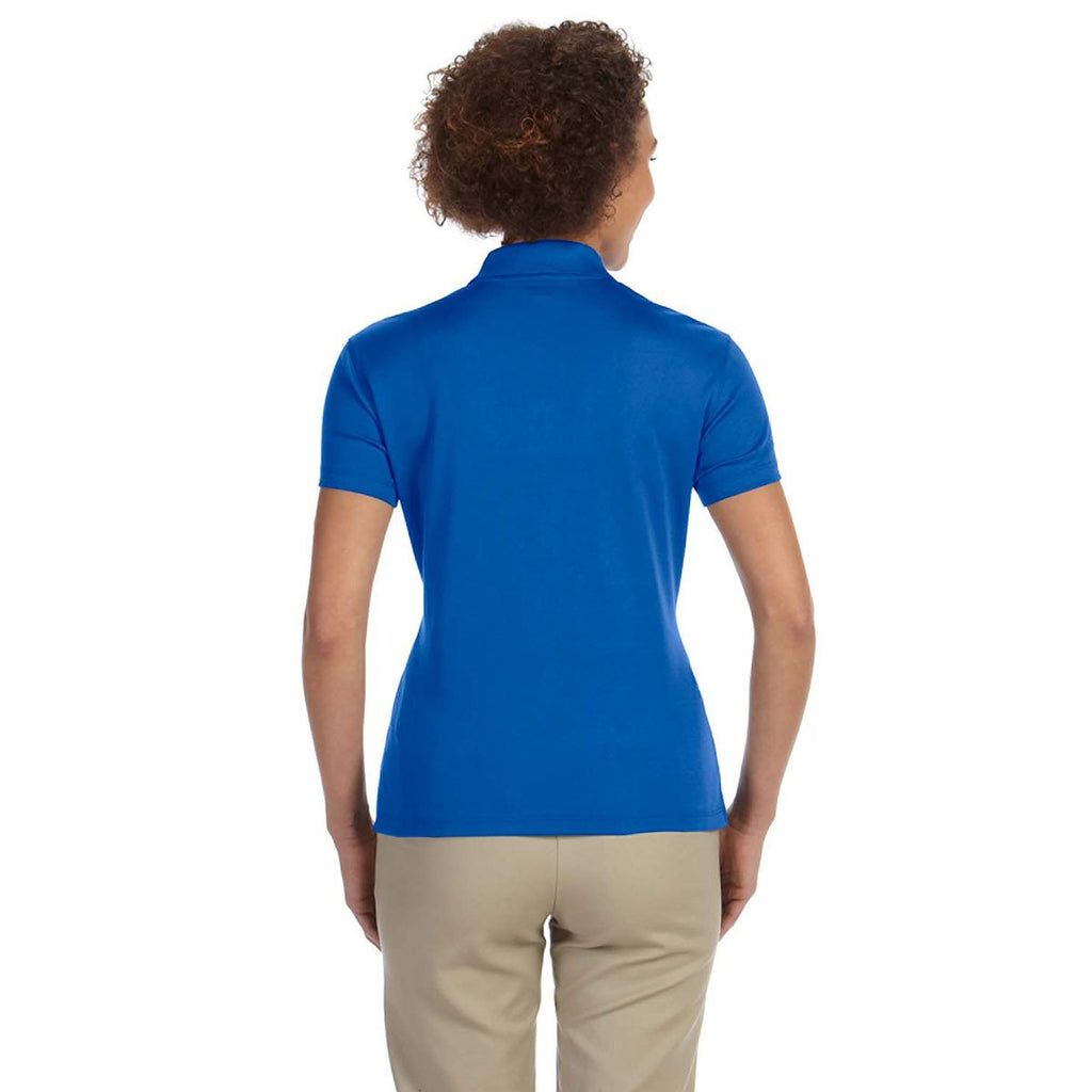 Devon & Jones Women's French Blue Pima-Tech Jet Pique Polo