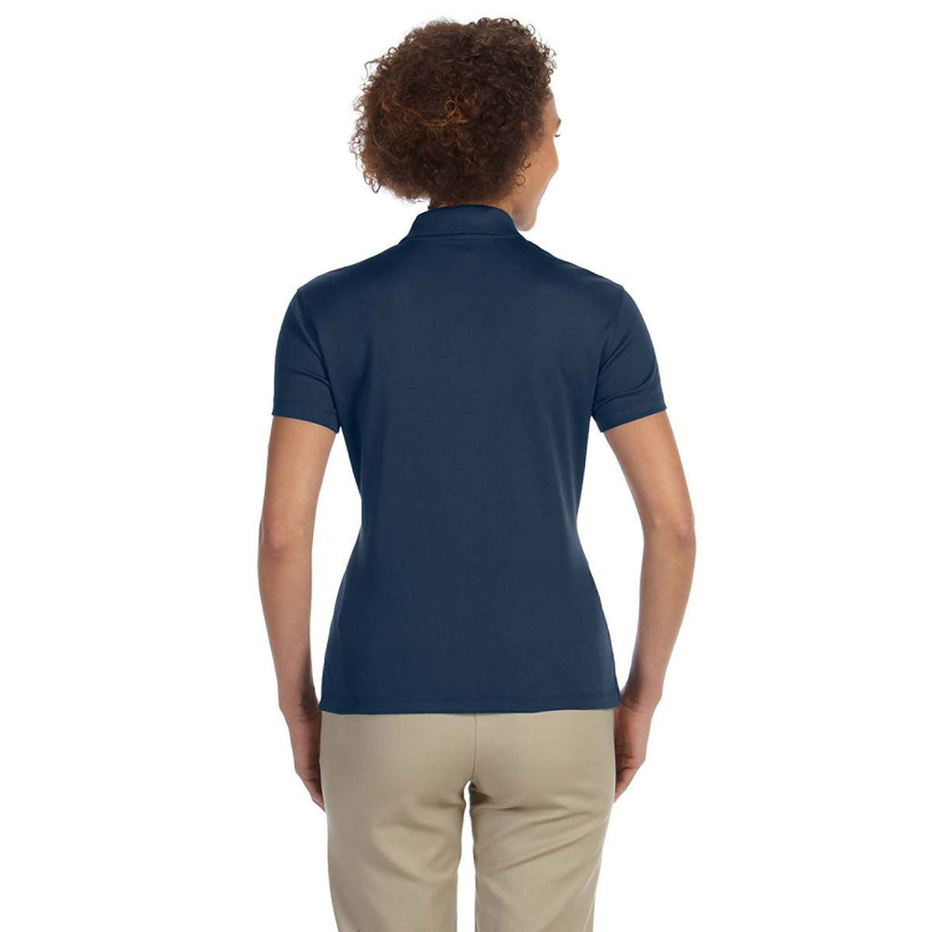 Devon & Jones Women's Navy Pima-Tech Jet Pique Polo