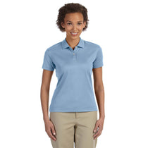 Devon & Jones Women's Slate Blue Pima-Tech Jet Pique Polo