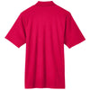 Devon & Jones Men's Red CrownLux Performance Plaited Polo with Pockets