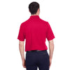 Devon & Jones Men's Red CrownLux Performance Plaited Polo with Pockets